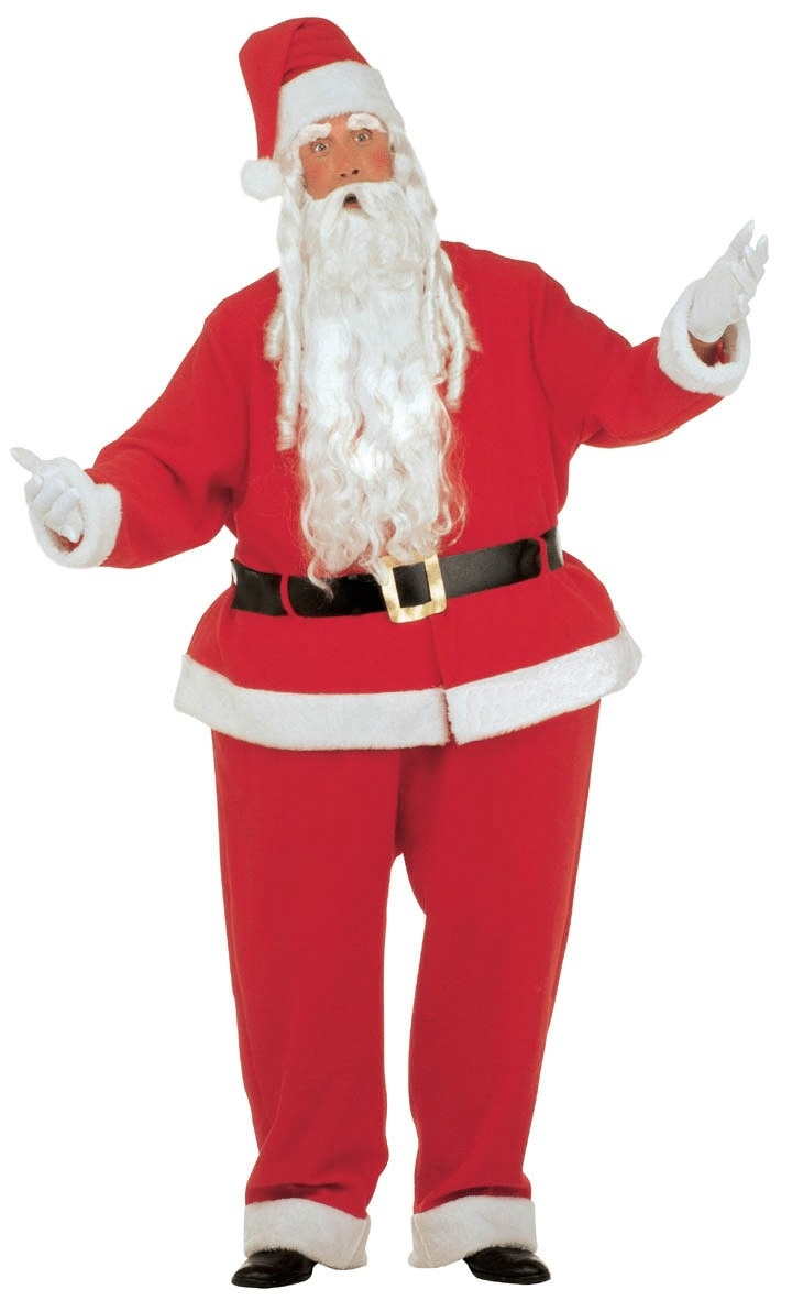 OppoSuits Gangstaclaus Anzug mit Krawatte Weichnachten Weihnachtsmann